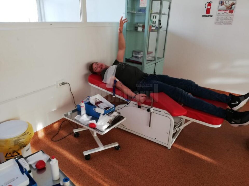 Donare de sânge la Centrul de Transfuzii Suceava