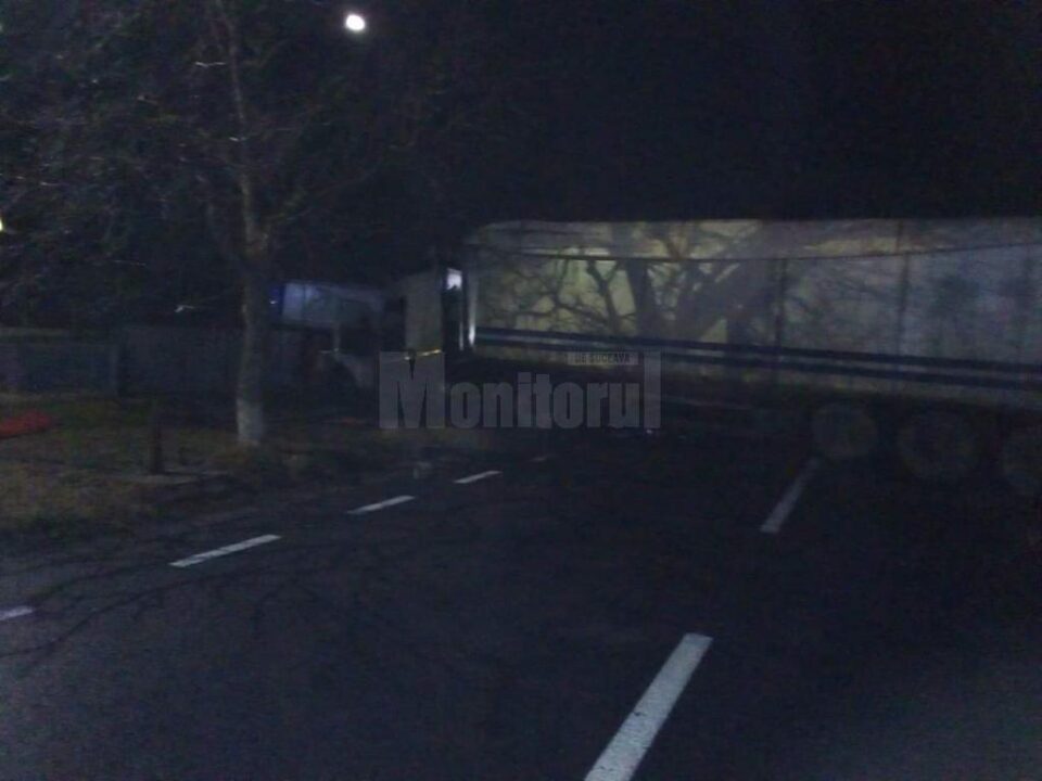 Accidentul a blocat traficul de pe E 85