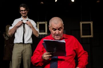 Actorii Cristi Martin și Anghel Damian în ”Teatru de repertoriu” Actorii Cristi Martin și Anghel Damian în ”Teatru de repertoriu”