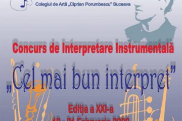 Concursul de Interpretare Instrumentală „Cel mai bun interpret”, la Colegiul de Artă Suceava