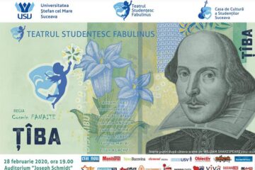 Spectacolul „Țîba”, cu teatrul „Fabulinus”, gratuit, pe scena Universității
