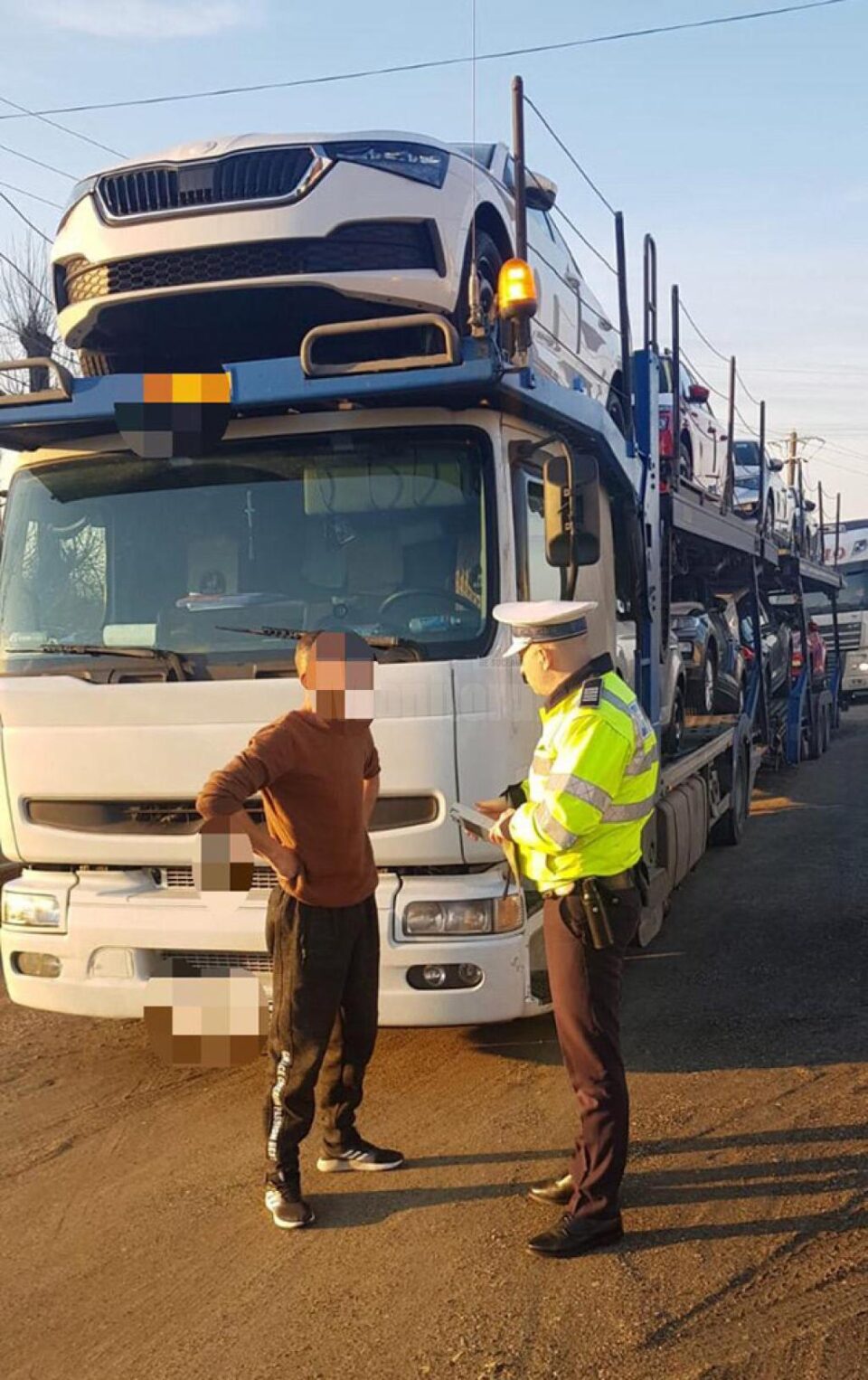 Amplu control în trafic al transportatorilor rutieri
