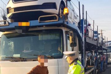 Amplu control în trafic al transportatorilor rutieri