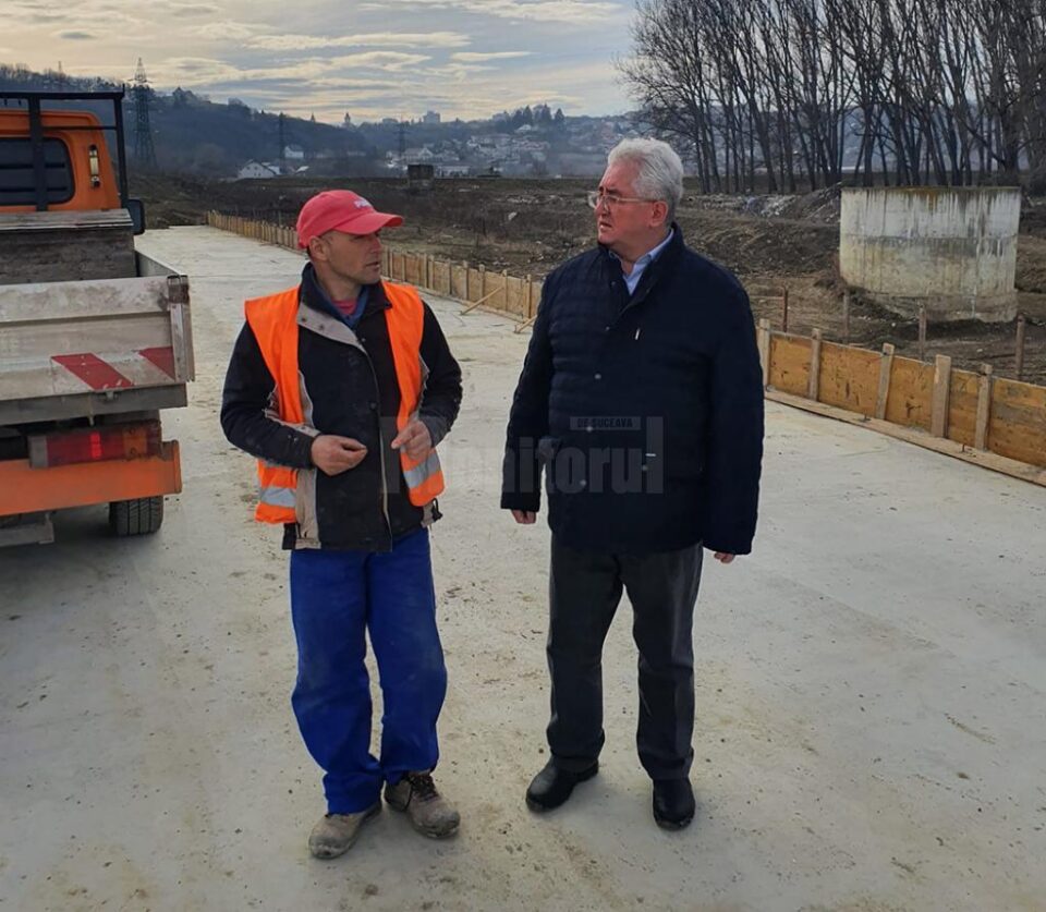 Noul pod peste apa Sucevei va fi inaugurat la 1 Mai