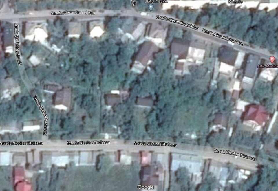 Zona în care se construiește blocul cu nouă niveluri