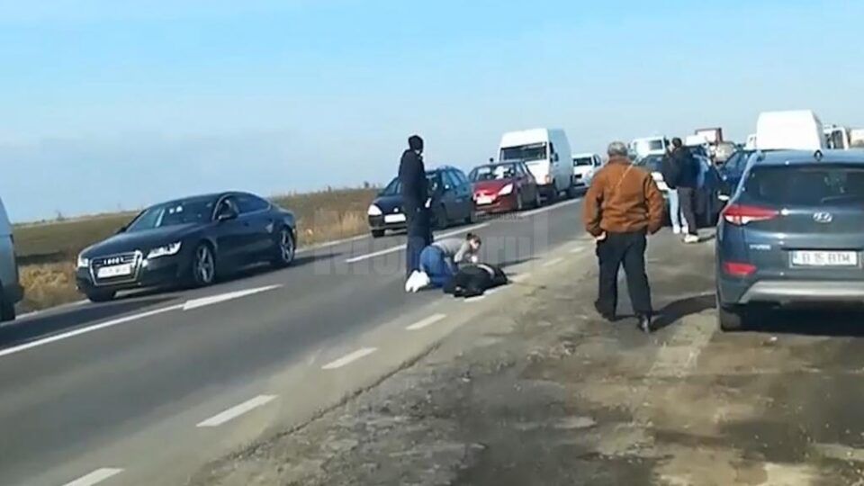Imagine de coșmar de la locul accidentului