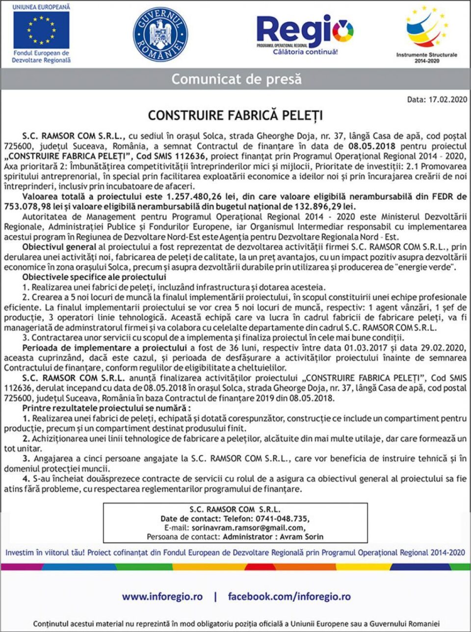 CONSTRUIRE FABRICĂ PELEȚI