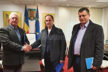 Ion Lungu a semnat contractul de modernizare a străzii Emil Cioran