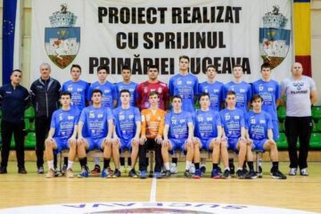 Echipa de juniori II a CSU Suceava care va participa la acest turneu