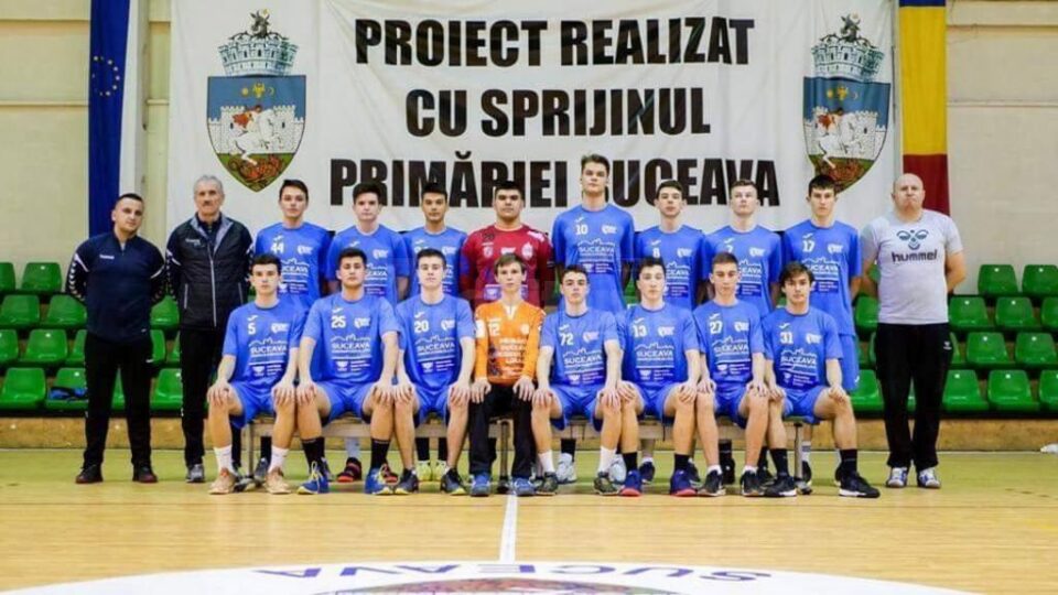 Echipa de juniori II a CSU Suceava care va participa la acest turneu