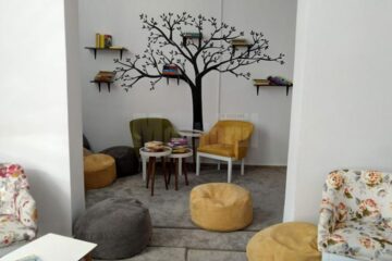 Sala de lectură de la Școala ”Regina Elisabeta” Rădăuți