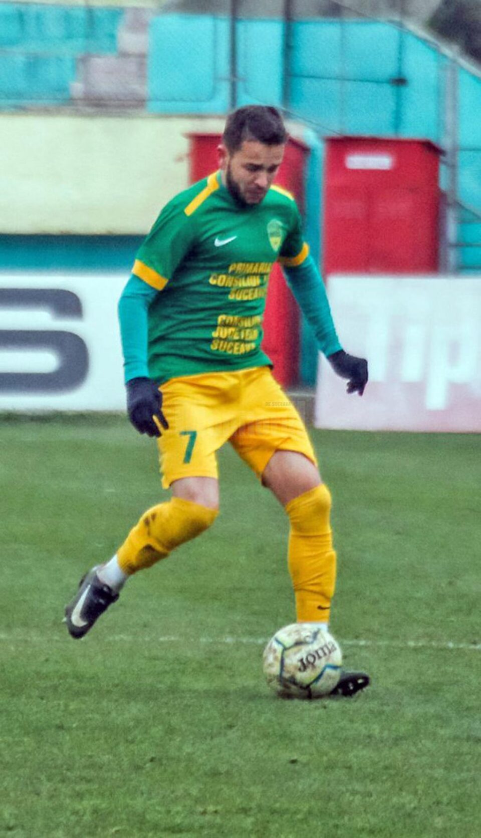 Andrei Cerlincă a reușit o dublă în duelul cu Ceahlăul. Foto Costi Solovastru