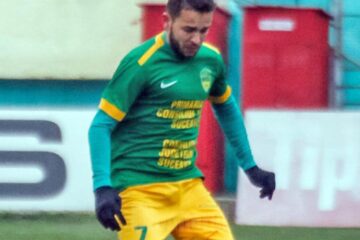 Andrei Cerlincă a reușit o dublă în duelul cu Ceahlăul. Foto Costi Solovastru