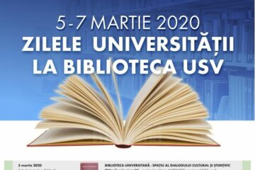 Evenimente la Biblioteca Universității, de Zilele USV 2020