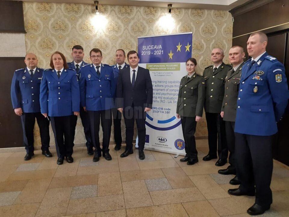 Jandarmii suceveni și reprezentanții Gărzii Naționale a Ucrainei, în întâlnire la Suceava