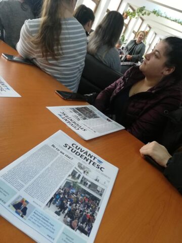 Ziarul ”Cuvânt Studențesc”, la lansare