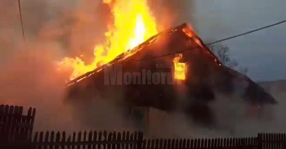 Flacarile au cuprins intreaga locuinta, pagubele depasind 150.000 de lei