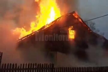 Flacarile au cuprins intreaga locuinta, pagubele depasind 150.000 de lei