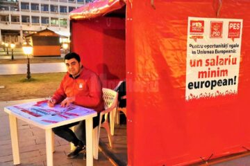 PES activists Suceava a strâns semnături pentru susținerea introducerii salariului minim european