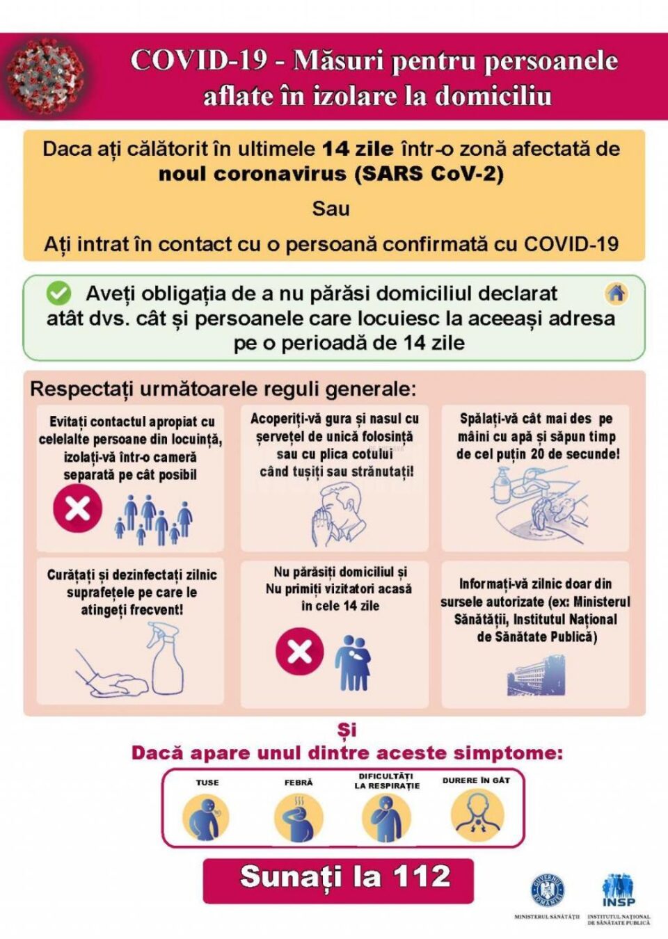 Masuri de protectie la coronavirus