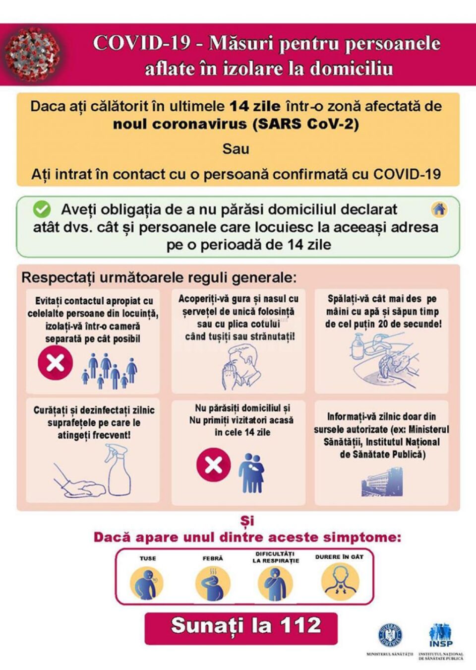 Restaurantele, mallurile, magazinele alimentare și transportatorii de persoane, obligați să dezinfecteze spațiile frecvent