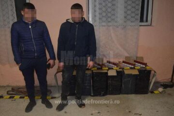 Doi contrabandiști ucraineni cu țigări de peste 7.000 de euro, reținuți la Bilca
