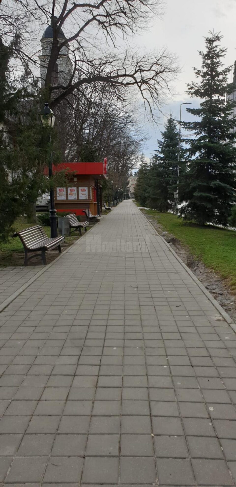 Mult mai puțini suceveni pe străzi. Centrul Sucevei era aproape pustiu