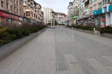 Mult mai puțini suceveni pe străzi. Centrul Sucevei era aproape pustiu