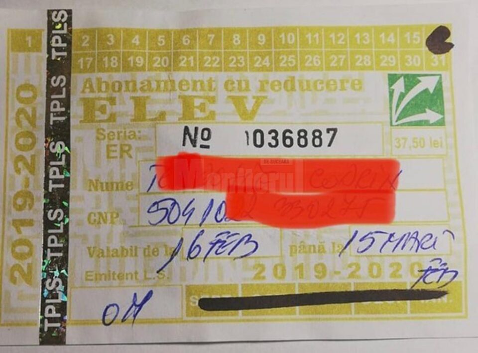 Elevii și studenții din municipiul Suceava nu mai pot circula cu autobuzele și microbuzele TPL, în baza abonamentelor speciale