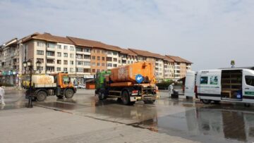 Coronavirus - Ample acțiuni de dezinfecție în locurile publice din Suceava