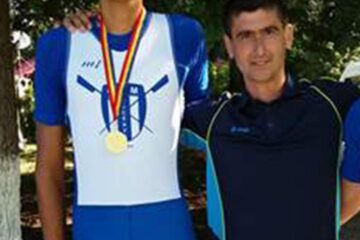 Antrenorul Ioan Despa alături de Florin Artenie Fântânaru