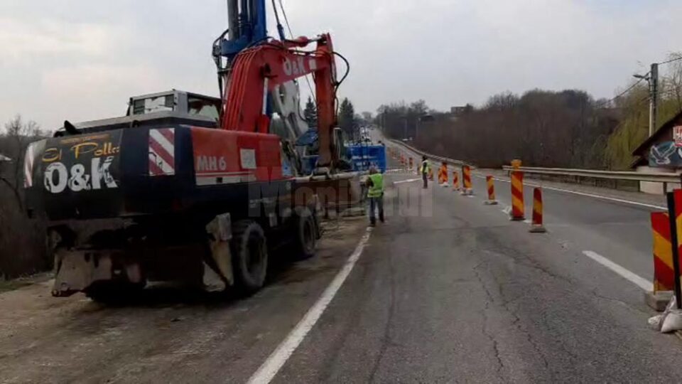 Lucrări reluate pe DN 17, la Ilișești