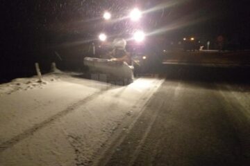 Intervenții pe drumuri în timpul nopții