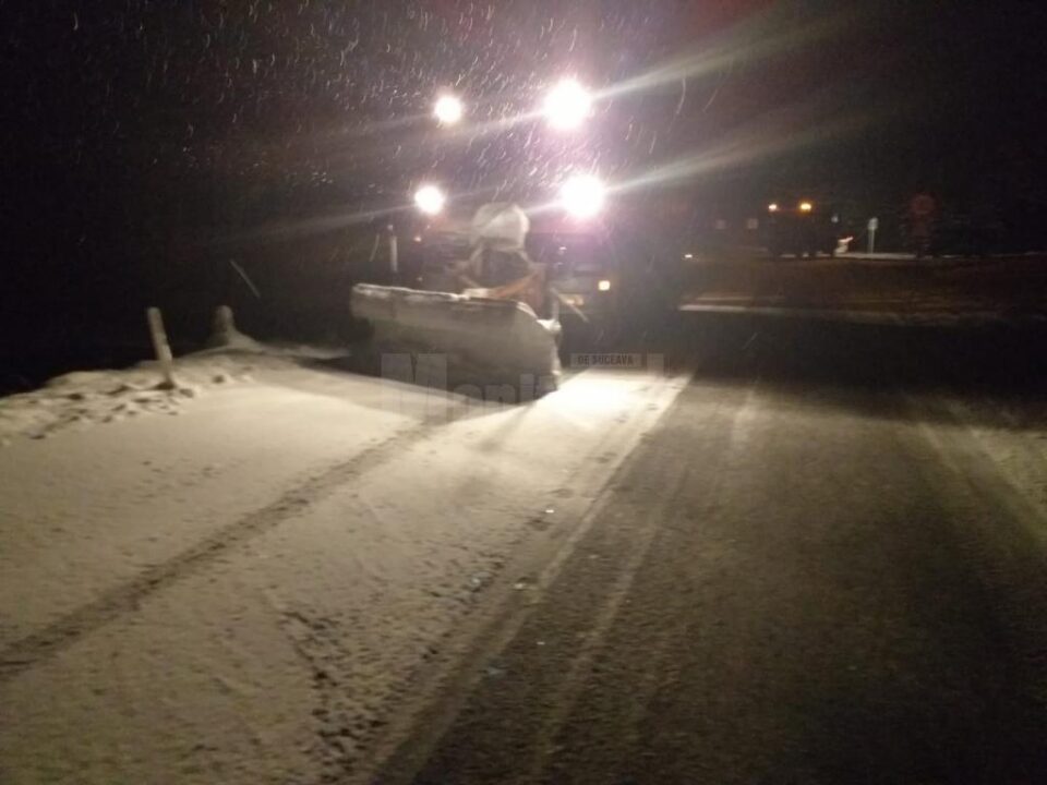 Intervenții pe drumuri în timpul nopții