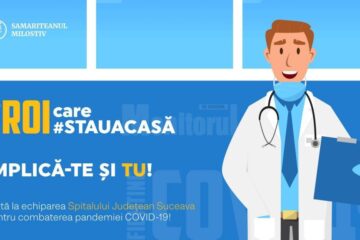 Campania “Eroi care #stauacasă”! Strângere de fonduri pentru echiparea Spitalului Județean Suceava