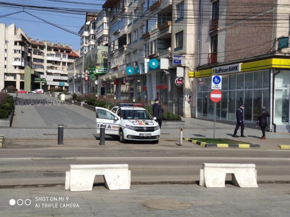Centrul Sucevei, miercuri, la ora 13.00
