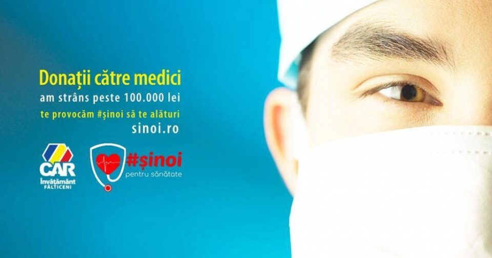 Donație de 100.000 de lei pentru spitalele din Suceava și Fălticeni, de la CAR Învățământ Fălticeni