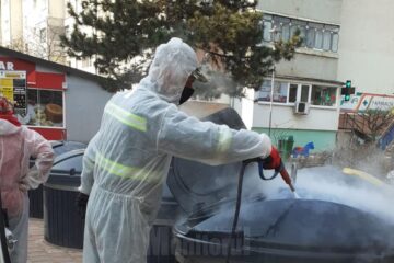 Acțiunile de dezinfecție pentru stoparea răspândirii COVID-19 au fost intensificate în Suceava