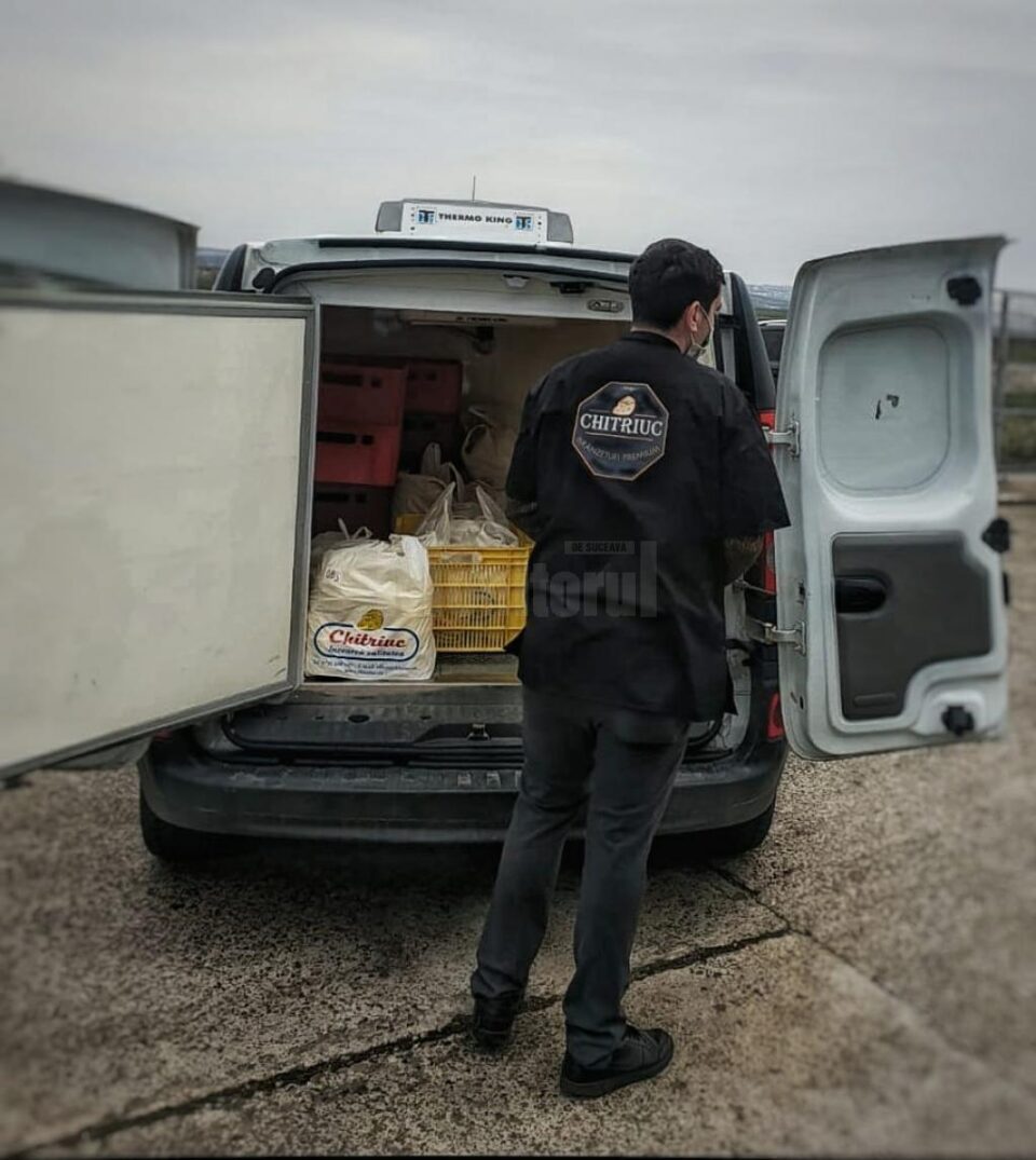 Donatie de branzeturi facuta spitalului sucevean de catre Compania Chitriuc