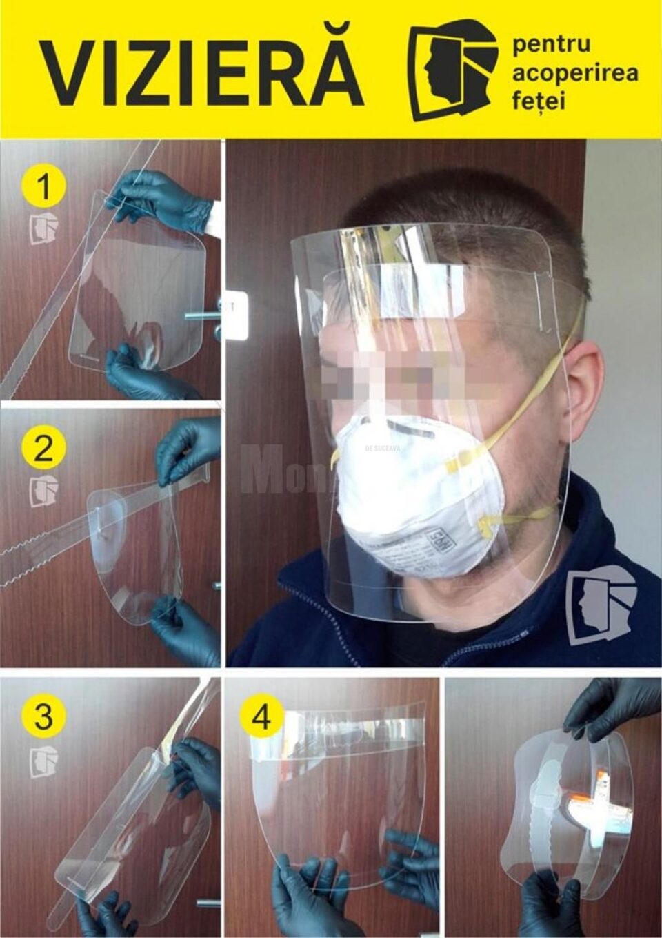 Viziere de protecție împotriva virusului