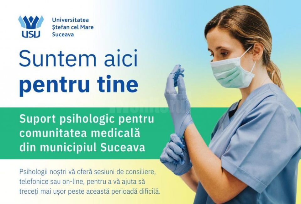 USV a lansat luni Centrul de sprijin emoțional și consiliere psihologică, dedicat cadrelor medicale din Spitalul Județean de Urgență Suceava