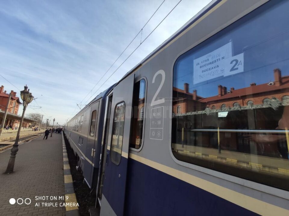 Trenurile de București nu mai ajung la Suceava, ci se opresc la Pașcani