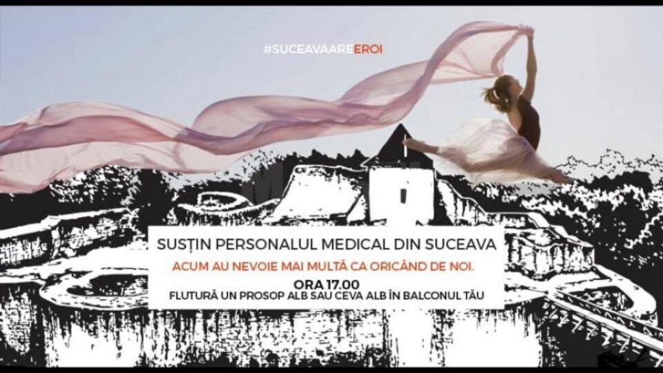 Mesaj de solidaritate: ”Rugăm tot Orașul Suceava să scoată un prosop alb pe geamul locuinței!” Mesaj de solidaritate: ”Rugăm tot Orașul Suceava să scoată un prosop alb pe geamul locuinței!”