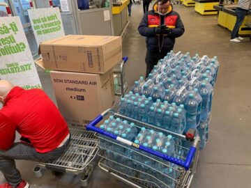 Fundația Nord 2001 a dus materiale de curățenie și apă la Policlinica Areni, la Spitalul Suceava și la centre de reabilitare neuropsihiatrică