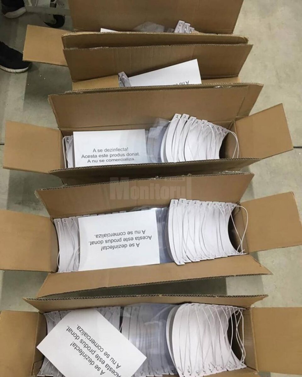 Viziere pentru UPU Suceava, oferite gratuit de două firme partenere din Cluj