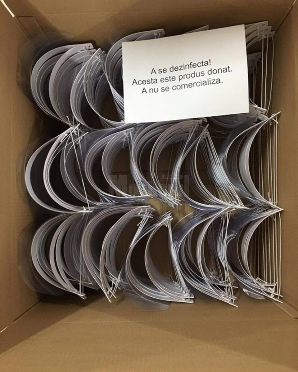 Viziere pentru UPU Suceava, oferite gratuit de două firme partenere din Cluj