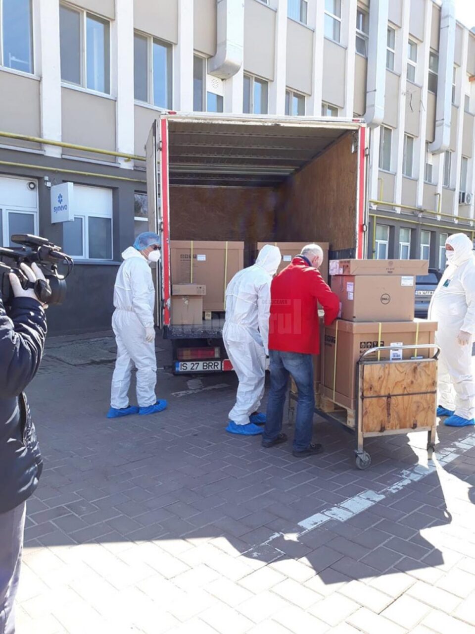 Aparatul de testare pentru coronavirus, cumpărat de Primăria Suceava, a ajuns la spital