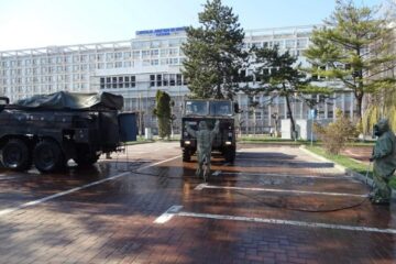Peste 70 de militari au venit să ajute la dezinfecția Sucevei