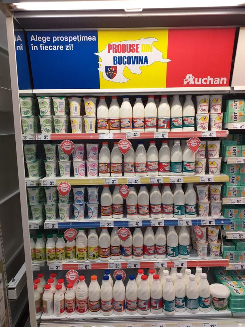 Auchan le livrează acasă sucevenilor produse proaspete de brutărie, legume, fructe, lactate și mezeluri