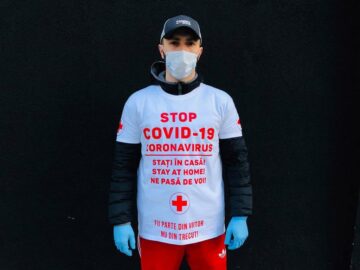 Cumpără un coș de produse, de 50 de lei, pentru o persoană nevoiașă. Foto Facebook: Andrei Bacoș